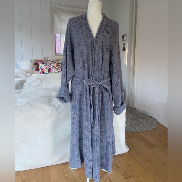 Snowe Intimates & Sleepwear Snowe Turkish Cotton Waffle Bath Robe